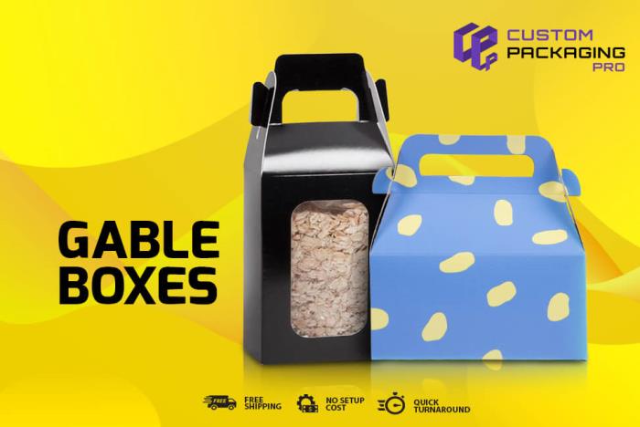 Charismatic Gable Boxes that add a Trendy Look to your Products